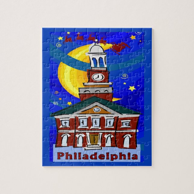 Philadelphia-julen stil pussel (Vertikal)