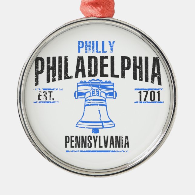 Philadelphia Julgransprydnad Metall (Framsidan)