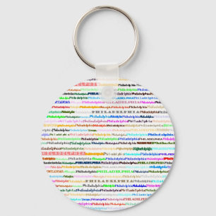 Philadelphia Keychain Nyckelring