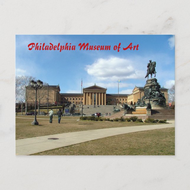 Philadelphia-konstmuseet Vykort (Framsida)