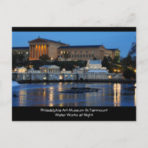 Philadelphia konstmusem och Fairmount Vykort