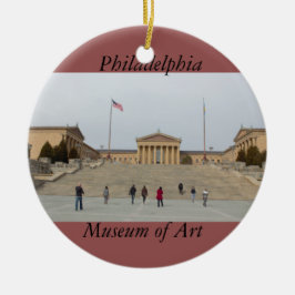 Philadelphia konstmuseumprydnad julgransprydnad keramik
