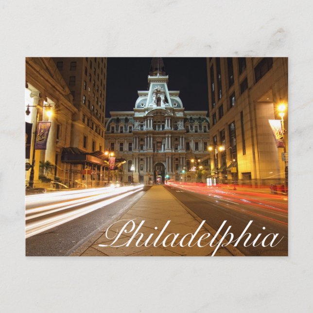 Philadelphia-kort! Vykort (Framsida)