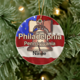 Philadelphia Liberty Bell anpassningsbar ornament