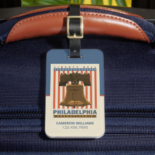 Philadelphia Liberty Bell Bagagebricka