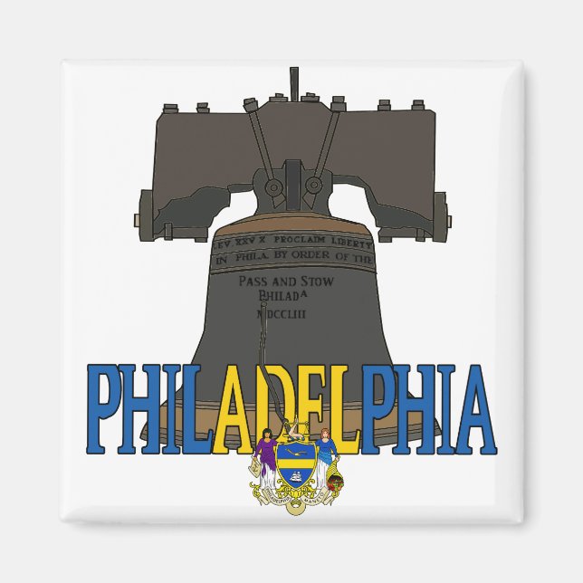 Philadelphia Liberty Bell Magnet (Framsidan)