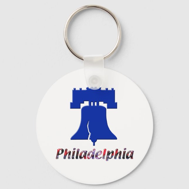 Philadelphia Liberty Bell Nyckelring (Framsida)