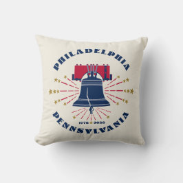 Philadelphia Liberty Bell Patriotic Dekorativ kudd Kudde