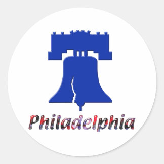 Philadelphia Liberty Bell Runt Klistermärke