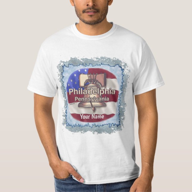 Philadelphia Liberty Bell t-shirt (Framsida)