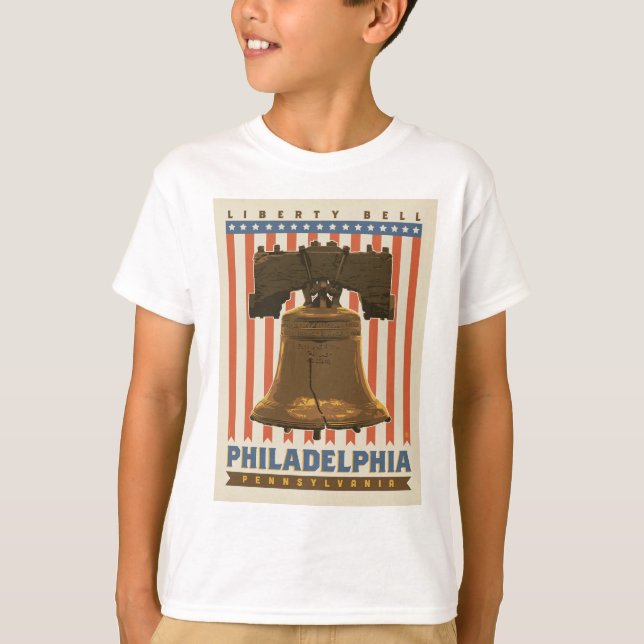 Philadelphia | Liberty Bell T Shirt (Framsida)