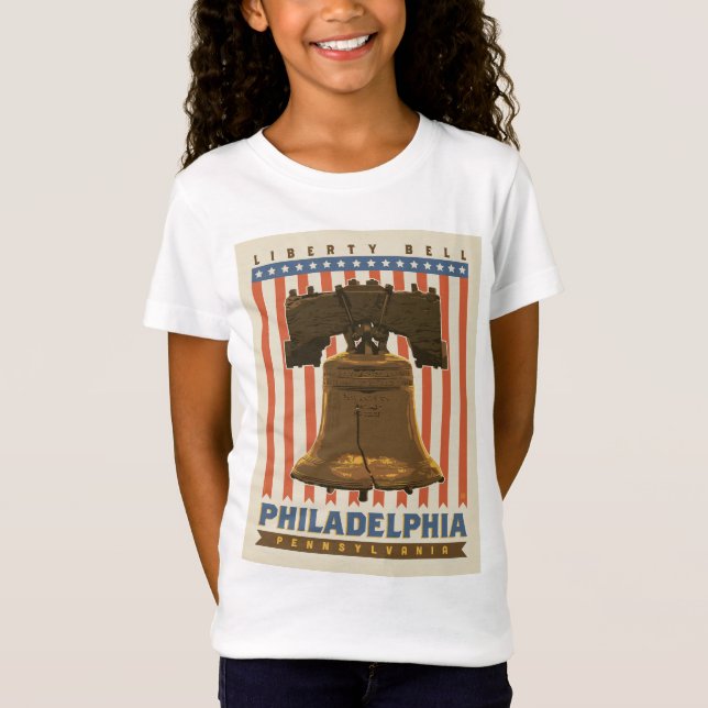 Philadelphia | Liberty Bell T Shirt (Framsida)