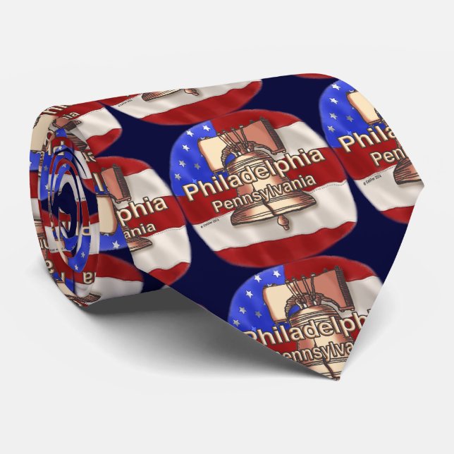 Philadelphia Liberty Bell tie Slips (Rullad)