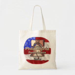 Philadelphia Liberty Bell Tote Bag Tygkasse