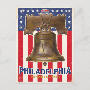 Philadelphia Liberty Bell Vintage Vykort