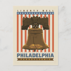 Philadelphia   Liberty Bell Vykort