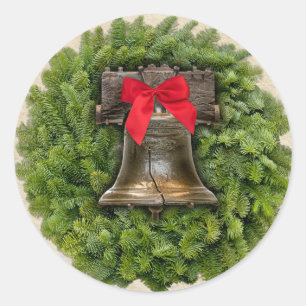 Philadelphia Liberty Bell Wandedräkt på parker Runt Klistermärke