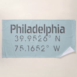 Philadelphia Longitud Latitude