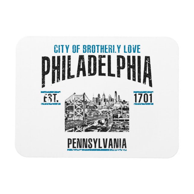 Philadelphia Magnet (Horisontell)
