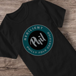 Philadelphia Midnight Grönt Philly Kärlek T-Shirt
