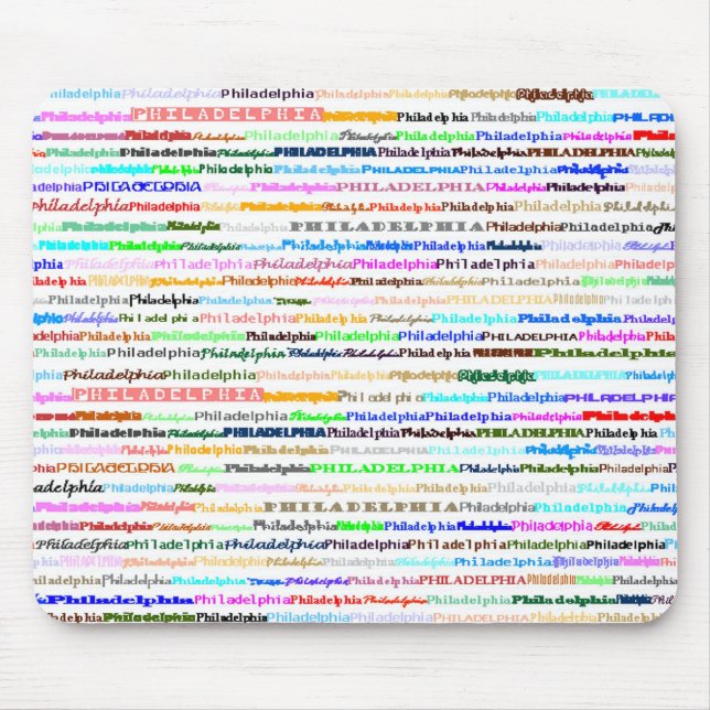 Philadelphia Mousepad Musmatta (Framsidan)