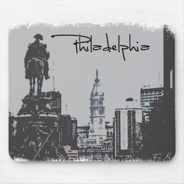 Philadelphia Mousepad Musmatta (Framsidan)