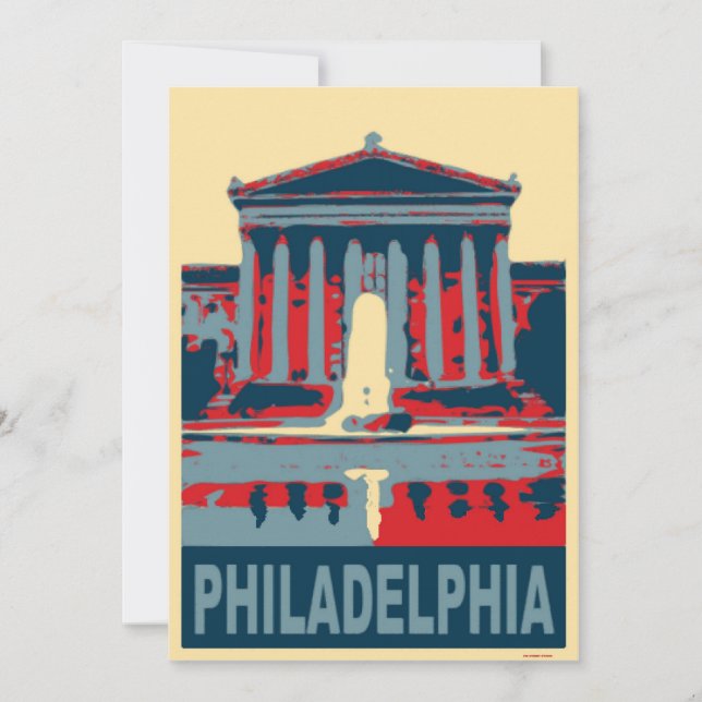 Philadelphia Museum i Blue (Framsida)