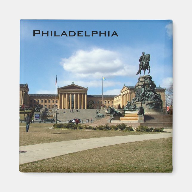 Philadelphia Museum of Fine Arts Magnet (Framsidan)
