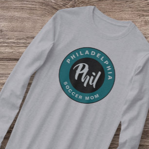 Philadelphia Ocer Mamma Philly Kärlek Retro T-Shir T Shirt