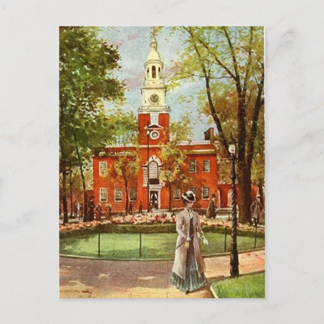 Philadelphia Old City Postcard Vykort (Framsida)