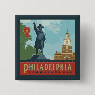 Philadelphia, PA Oberoende Hall Knapp