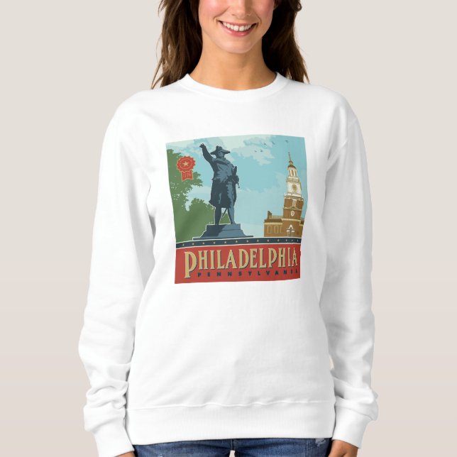Philadelphia, PA | Oberoende Hall T Shirt (Framsida)