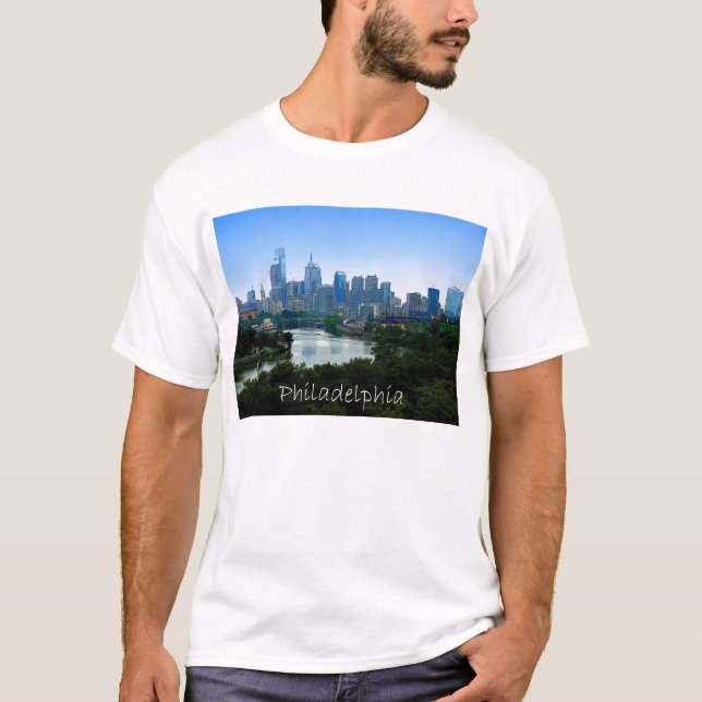 Philadelphia Pa Tee Shirt (Framsida)