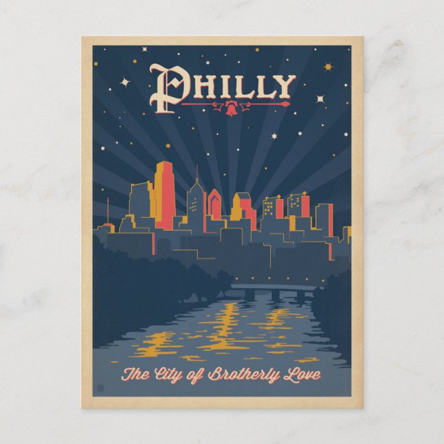 Philadelphia, PA Vykort (Framsida)