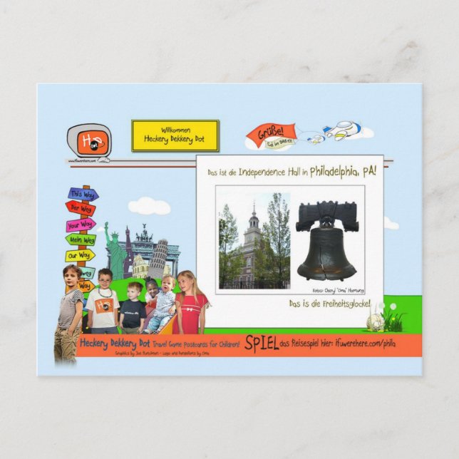 Philadelphia, PA Vykort (Framsida)