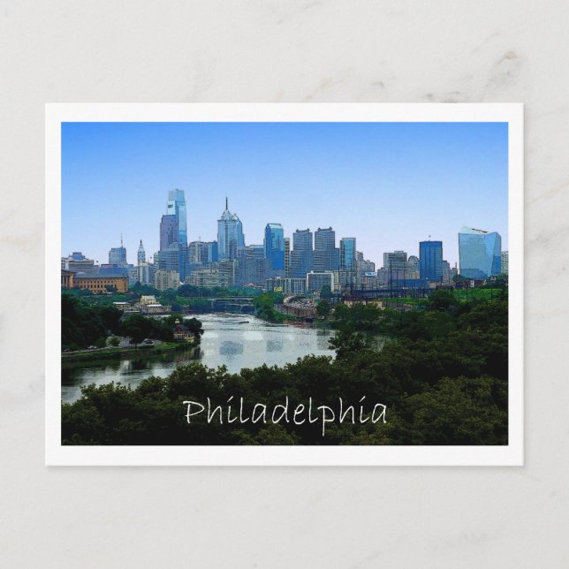 Philadelphia PA Vykort (Framsida)