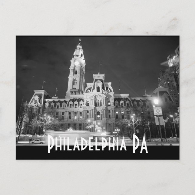 Philadelphia PA Vykort (Framsida)