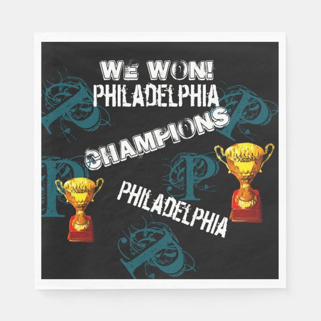 PHILADELPHIA PAPPERSSERVETT (Framsidan)