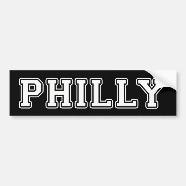 Philadelphia Pennsylvania Bildekal (Framsidan)