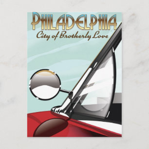 Philadelphia,Pennsylvania "City of Brotherly Kärle Vykort