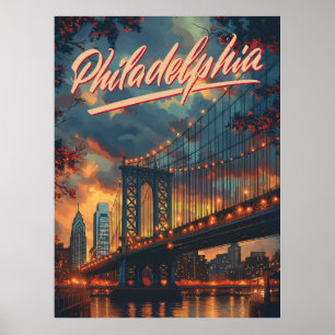 Philadelphia, Pennsylvania: En Vintage Poster