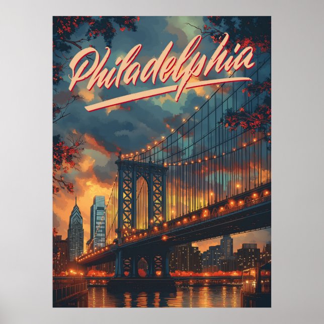 Philadelphia, Pennsylvania: En Vintage Poster (Framsidan)