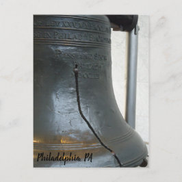 Philadelphia Pennsylvania Frihetsklockan Souvenir Vykort