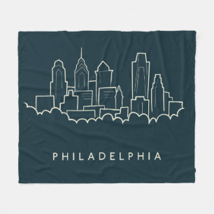 Philadelphia Pennsylvania horisont Fleecefilt