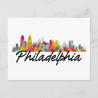 Philadelphia Pennsylvania horisont Vykort