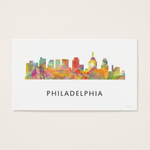 PHILADELPHIA PENNSYLVANIA HORISONT WB1 - VISITKORT