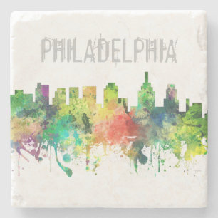 PHILADELPHIA PENNSYLVANIA HORISONTSP - UNDERLÄGG STEN