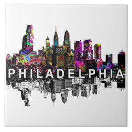 Philadelphia, Pennsylvania i graffiti Kakelplatta