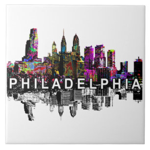 Philadelphia, Pennsylvania i graffiti Kakelplatta