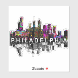 Philadelphia, Pennsylvania i graffiti Klistermärken